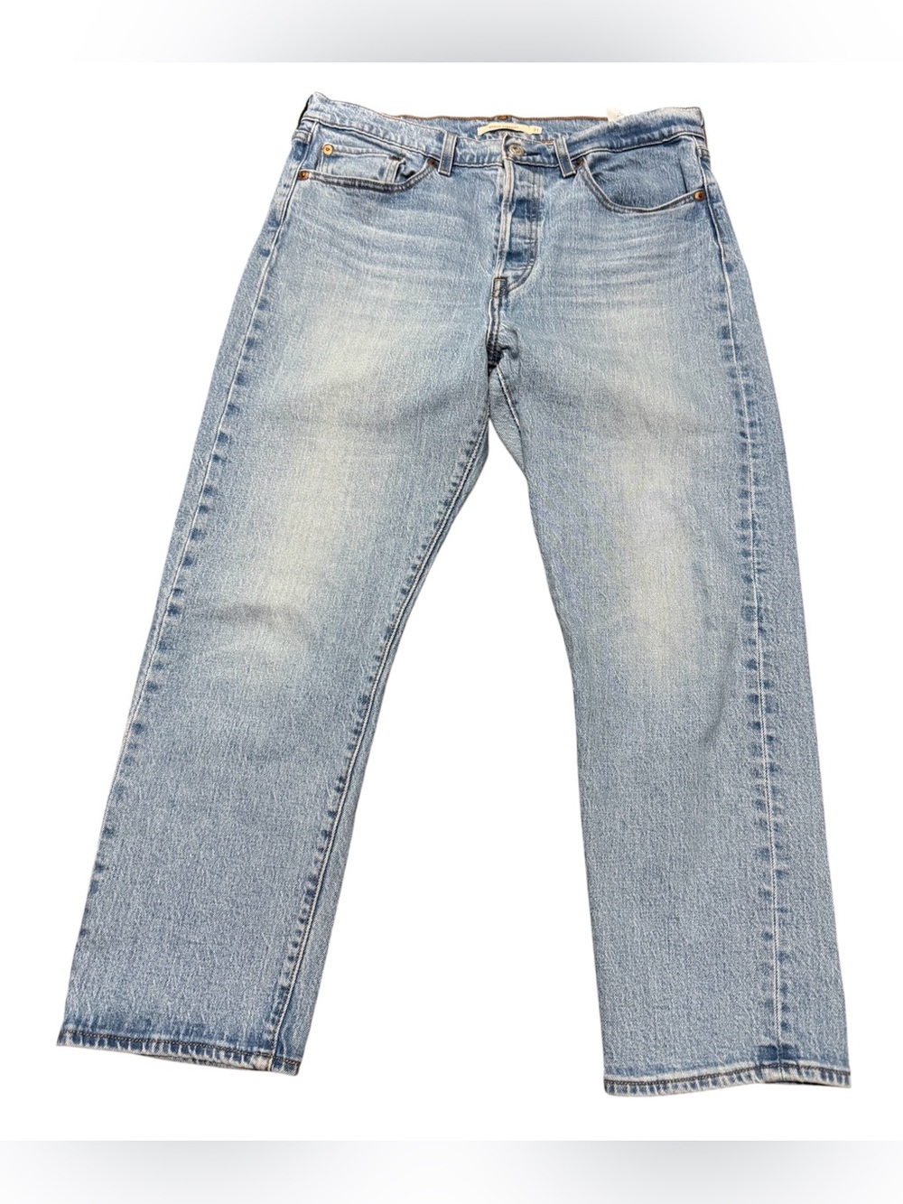 Levi’s WEDGIE STRAIGHT ANKLE WOMEN'S JEANS Light Wash Size 31 Premium Denim